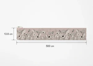 Wall Border Blossom Sketch | 5 m x 13.8 cm | WB 8257 - Image 8