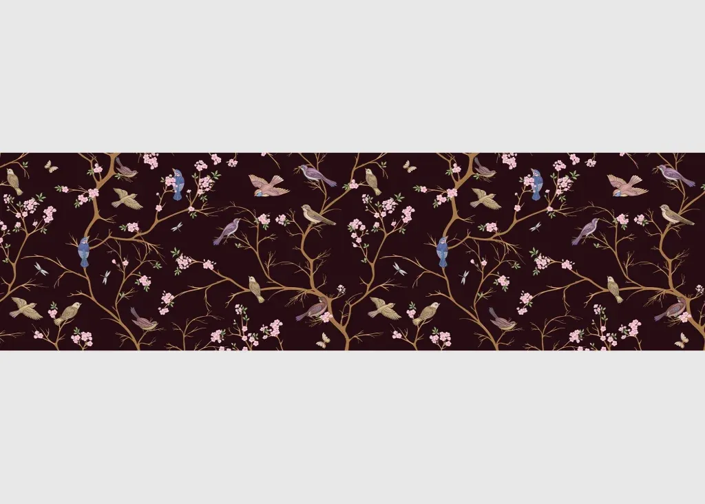 Wall Border Treetop Singing | 5 m x 13.8 cm | WB 8259