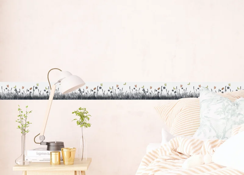 Wall Border Verdant Grassland Gray | 5 m x 13.8 cm | WB 8273 - Image 7