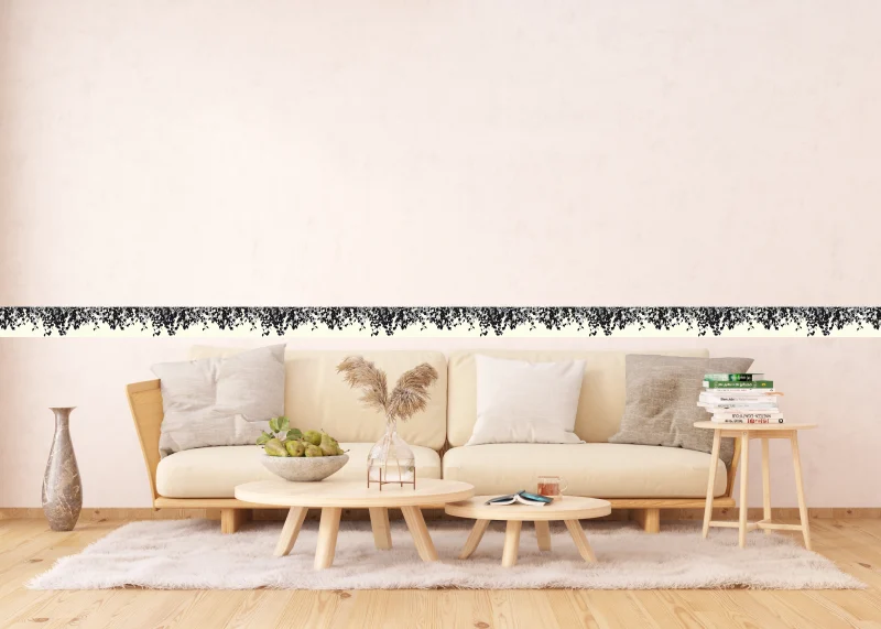 Wall Border Beige Foliage Shadows | 5 m x 13.8 cm | WB 8275 - Image 2