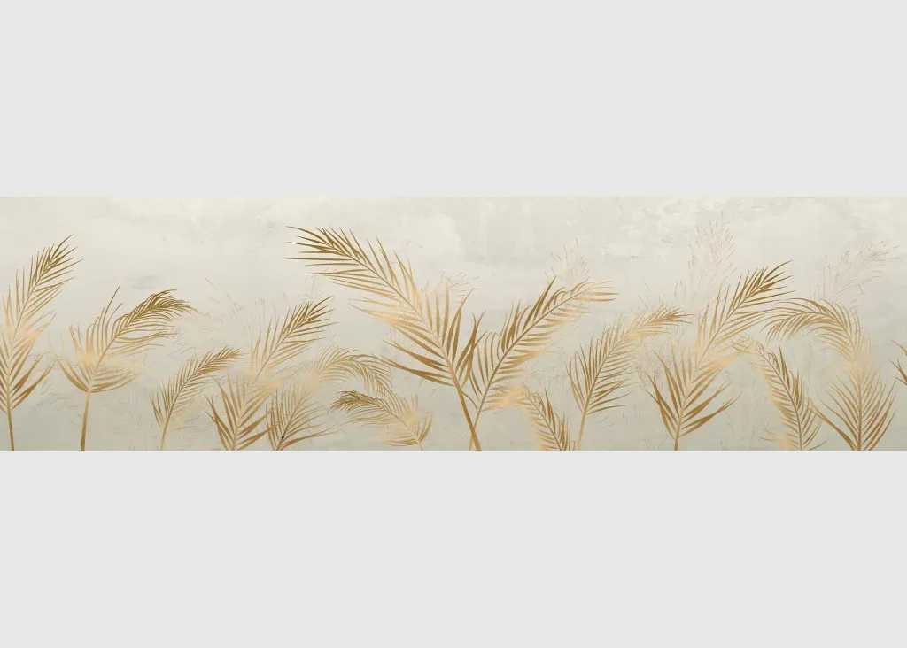 Wall Border Pampas Abstraction | 5 m x 13.8 cm | WB 8291