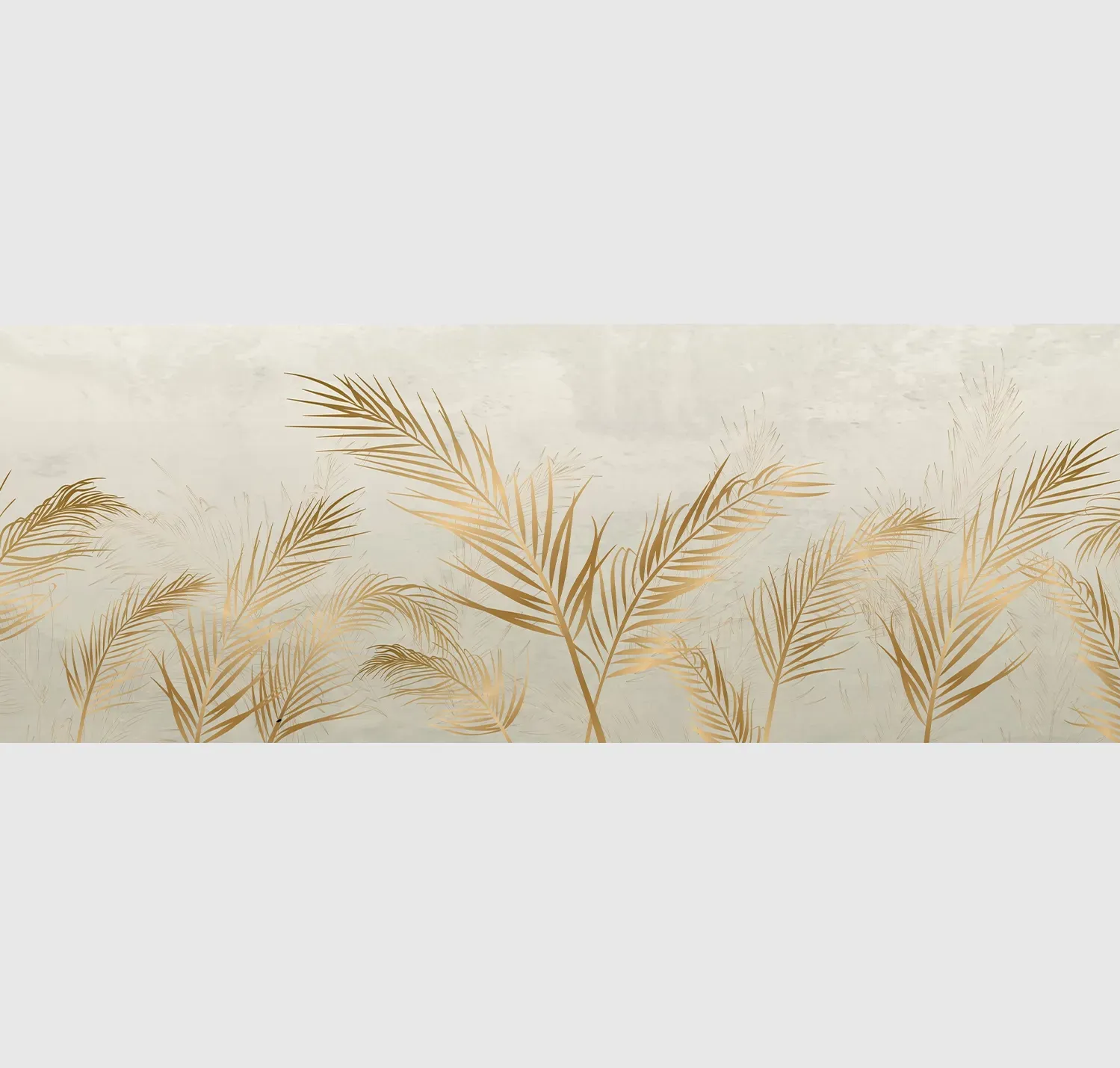 WB_8291 Wall Border Pampas Abstraction | 5 m x 13.8 cm | WB 8291