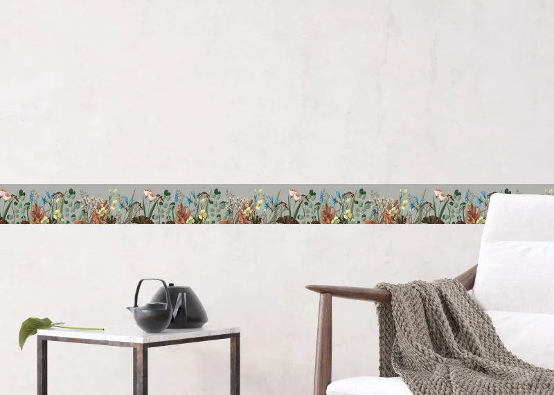 Wall Border Verdant Eden | 5 m x 13.8 cm | WB 8405 - Image 5