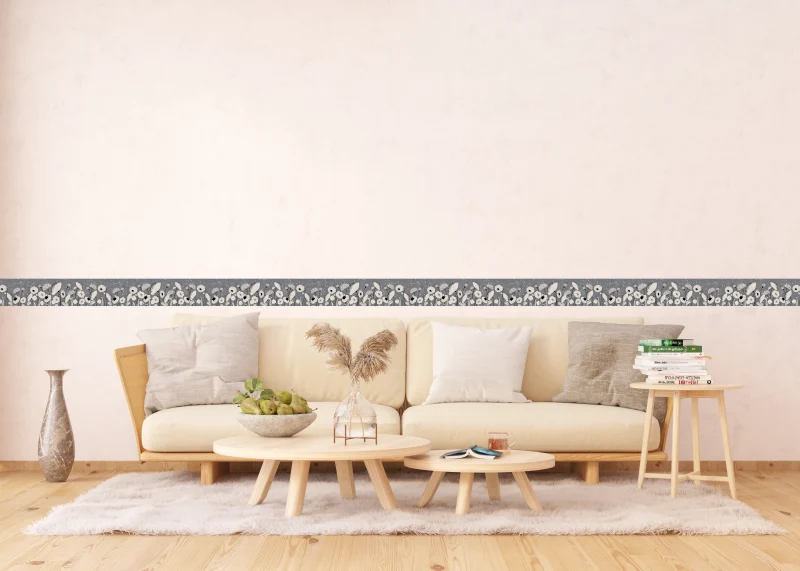 Wall Border Blossom Sketch | 5 m x 13.8 cm | WB 8411 - Image 2