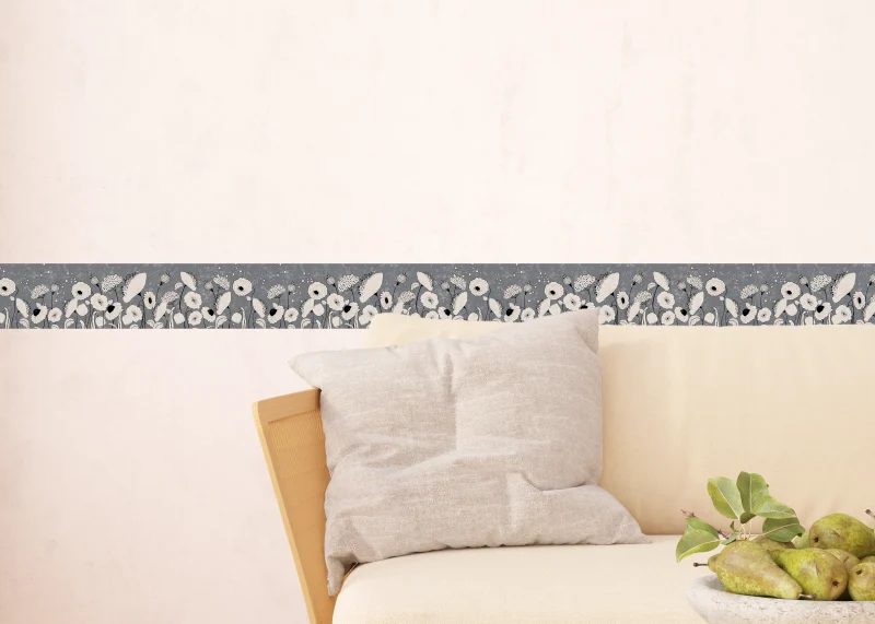 Wall Border Blossom Sketch | 5 m x 13.8 cm | WB 8411 - Image 3